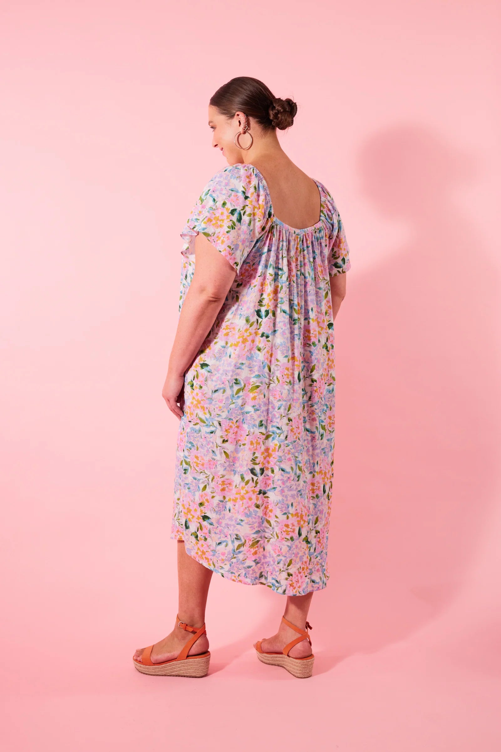 Flora Dress - Salt Hydrangea