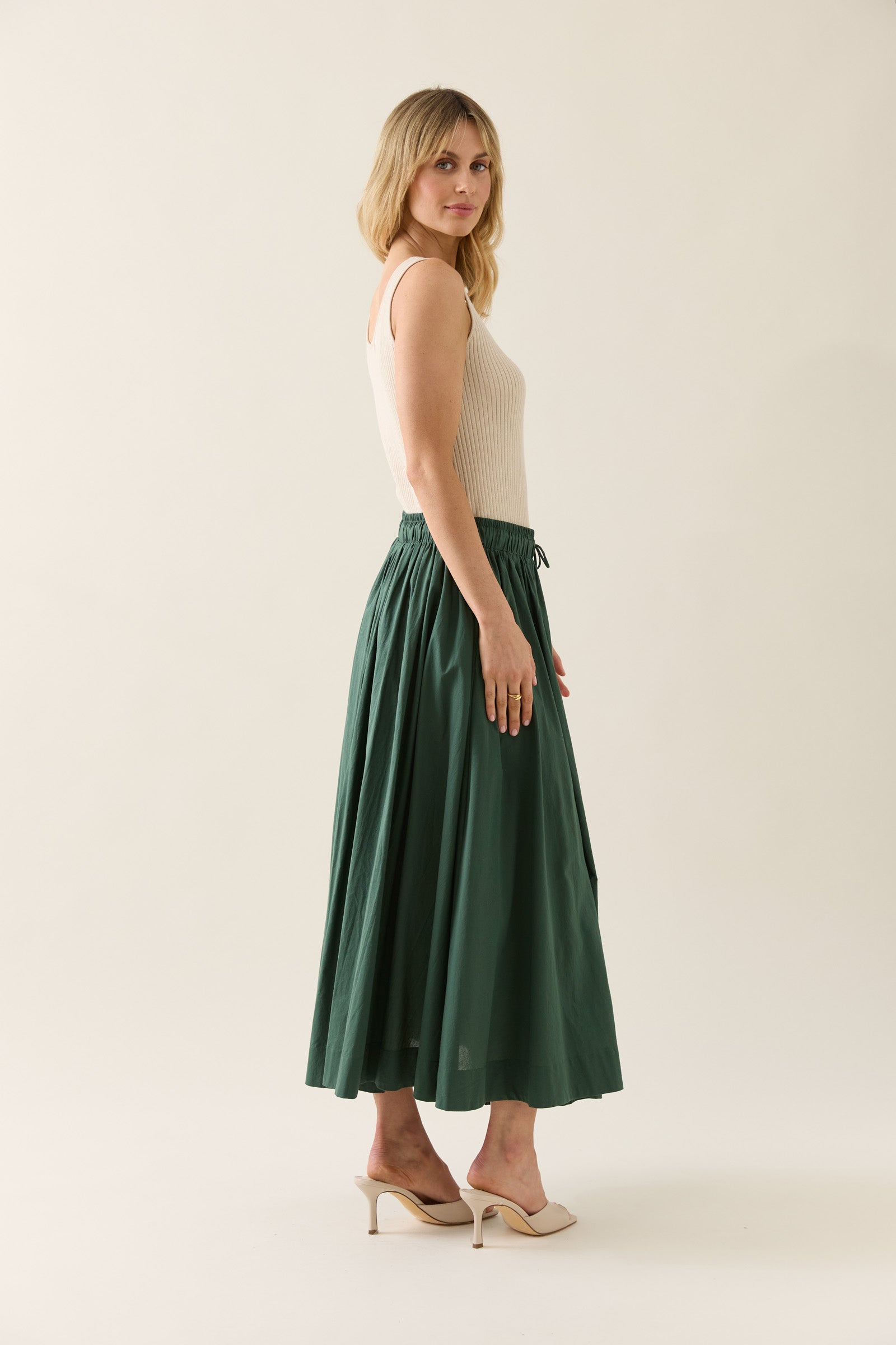 Aurora Maxi Skirt - Myrtle