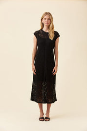 Ethel Lace Dress - Black