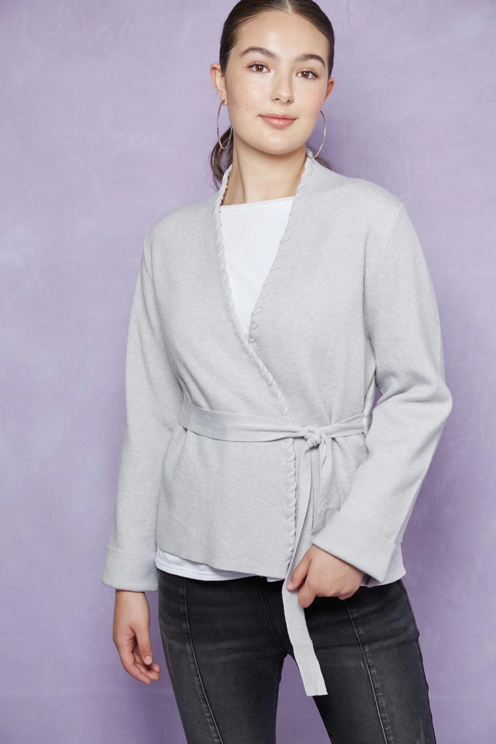 Ines Tie Cardigan - Peyote