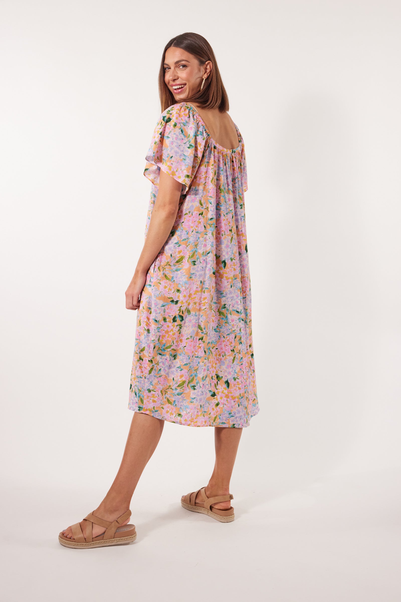 Flora Dress - Sunset Hydrangea