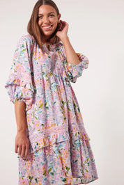 Flora Lace Dress - Salt Hydrangea