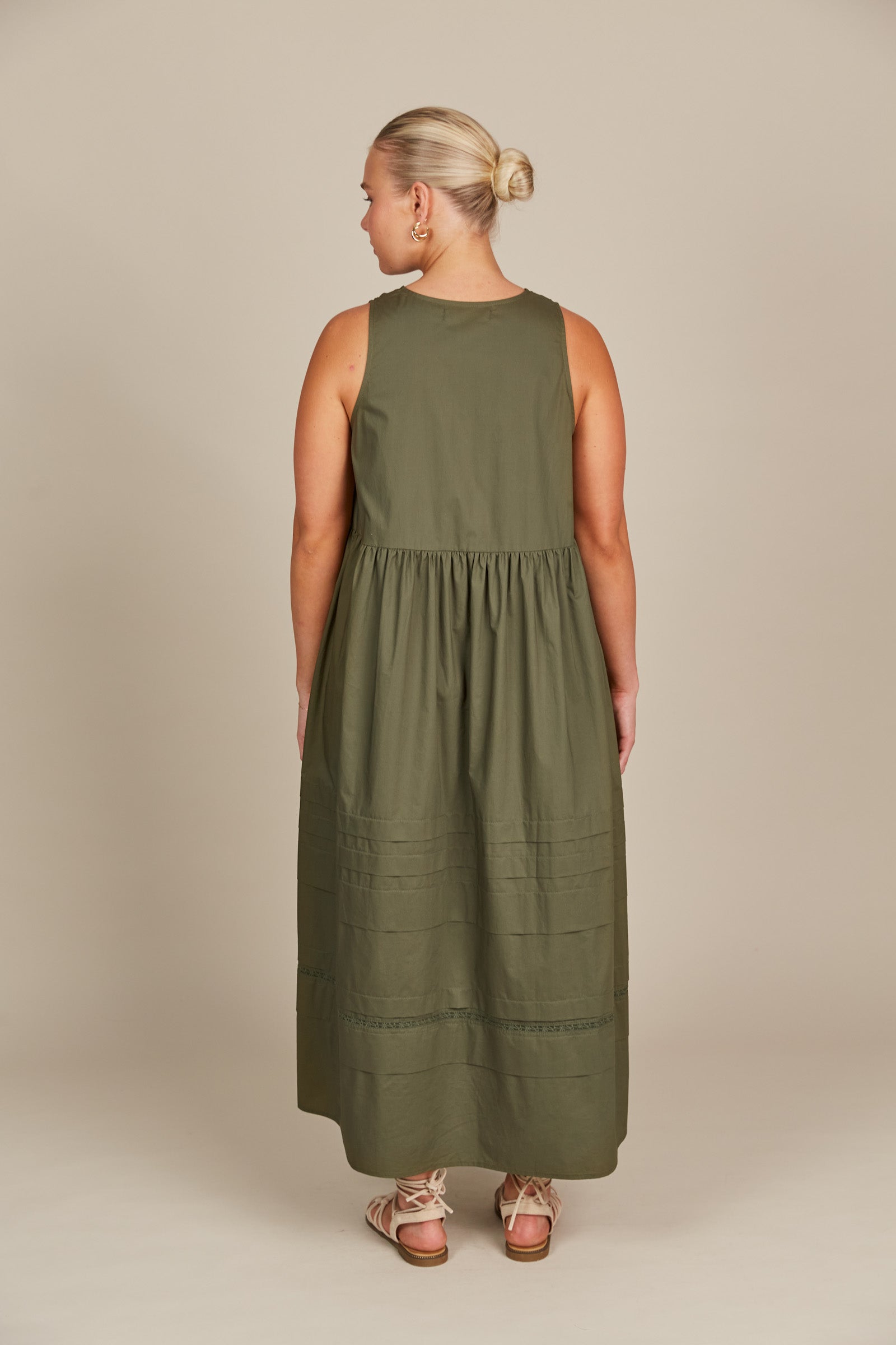 Remi Tank Dress - Olive