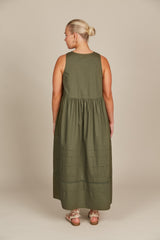 Remi Tank Dress - Olive