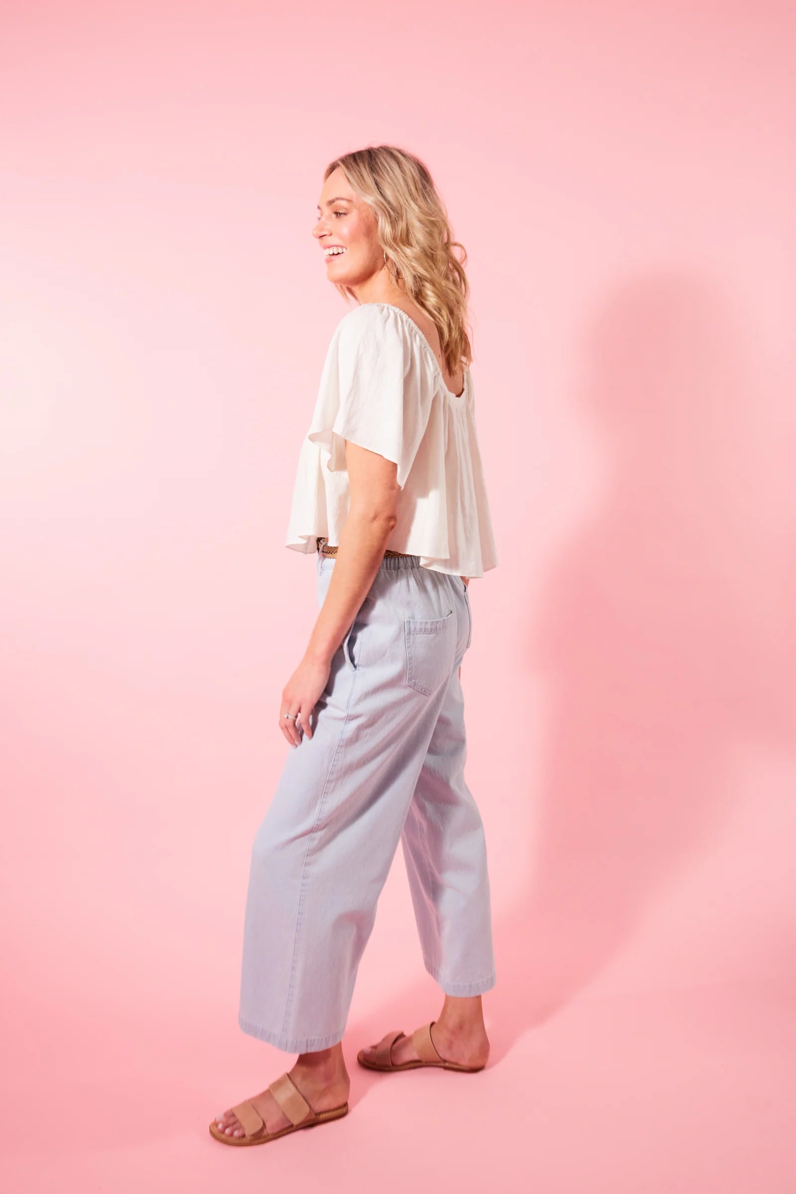 Flora Crop Top - Lotus