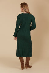 Hera Knit Dress - Pine