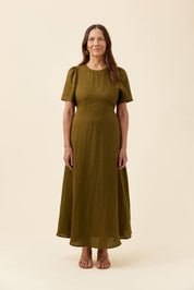 Anita Maxi Dress - Olive