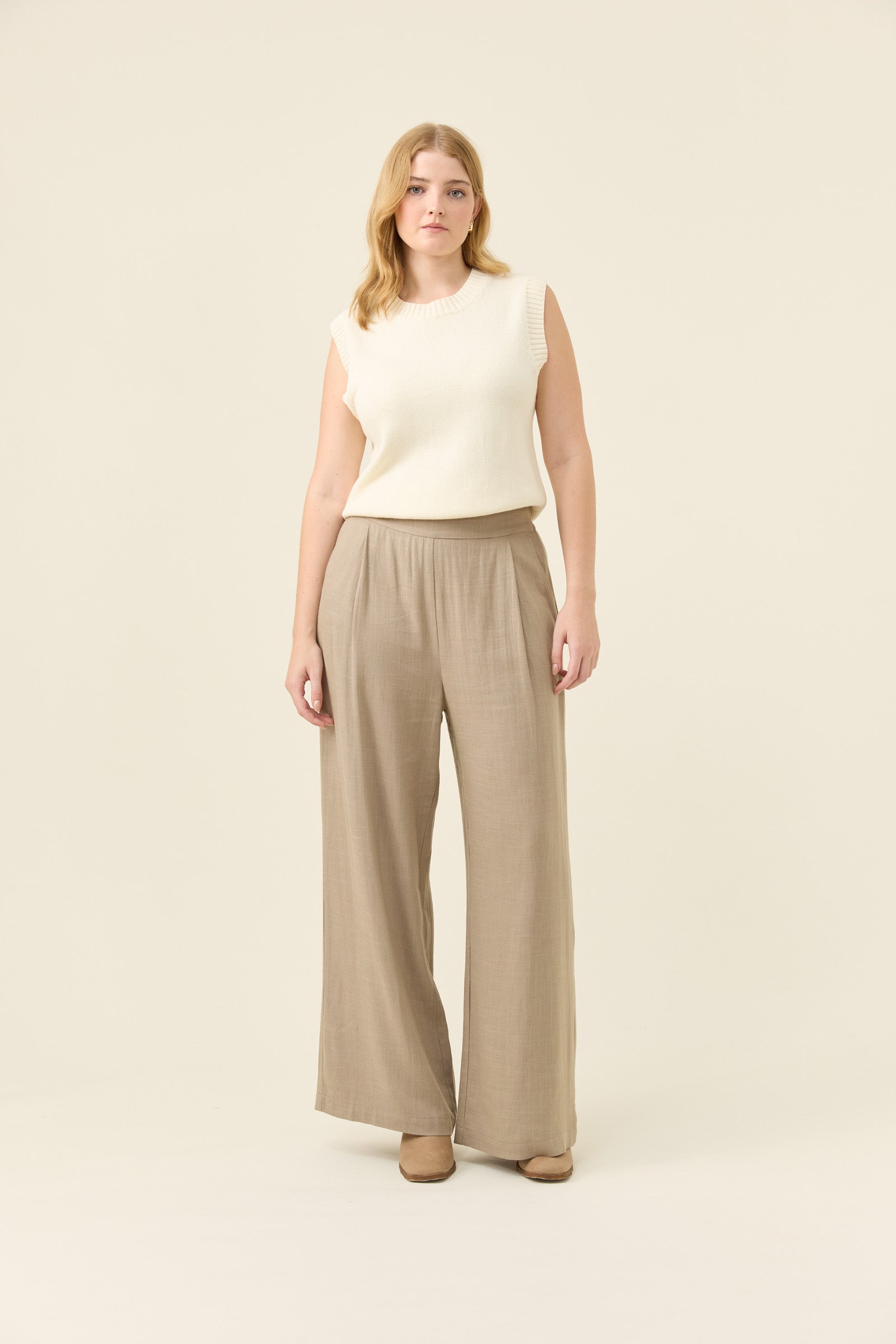 Grace Pant - Stone