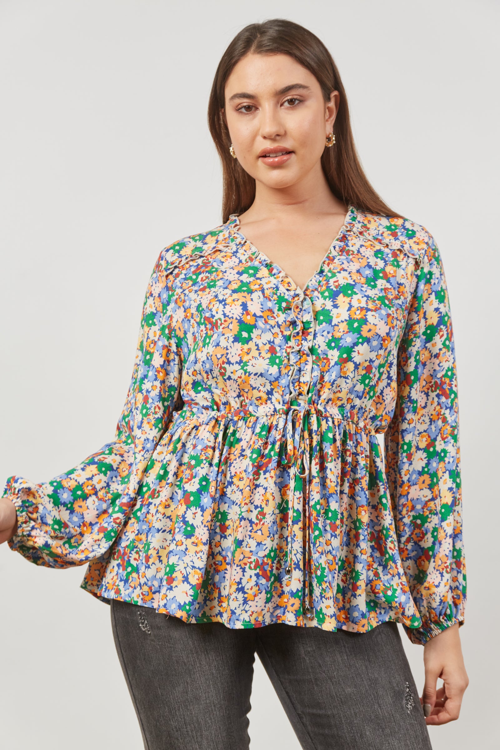 Euphoria Tie Top - Meadow Bloom