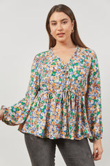Euphoria Tie Top - Meadow Bloom