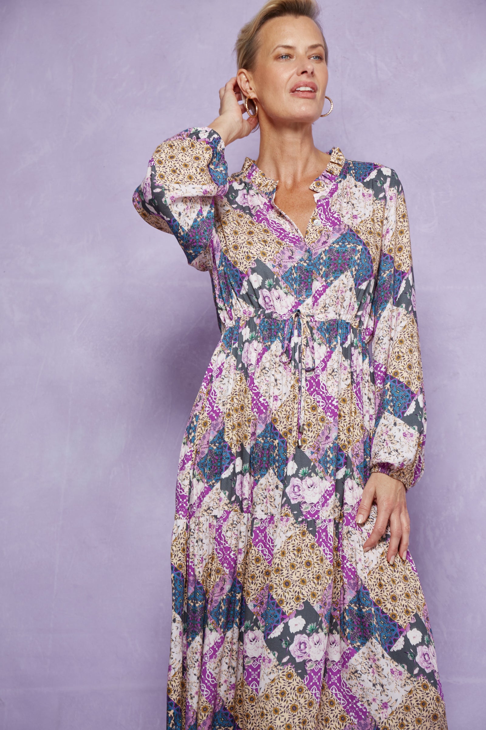 Coppola Maxi Dress - Violet Muse