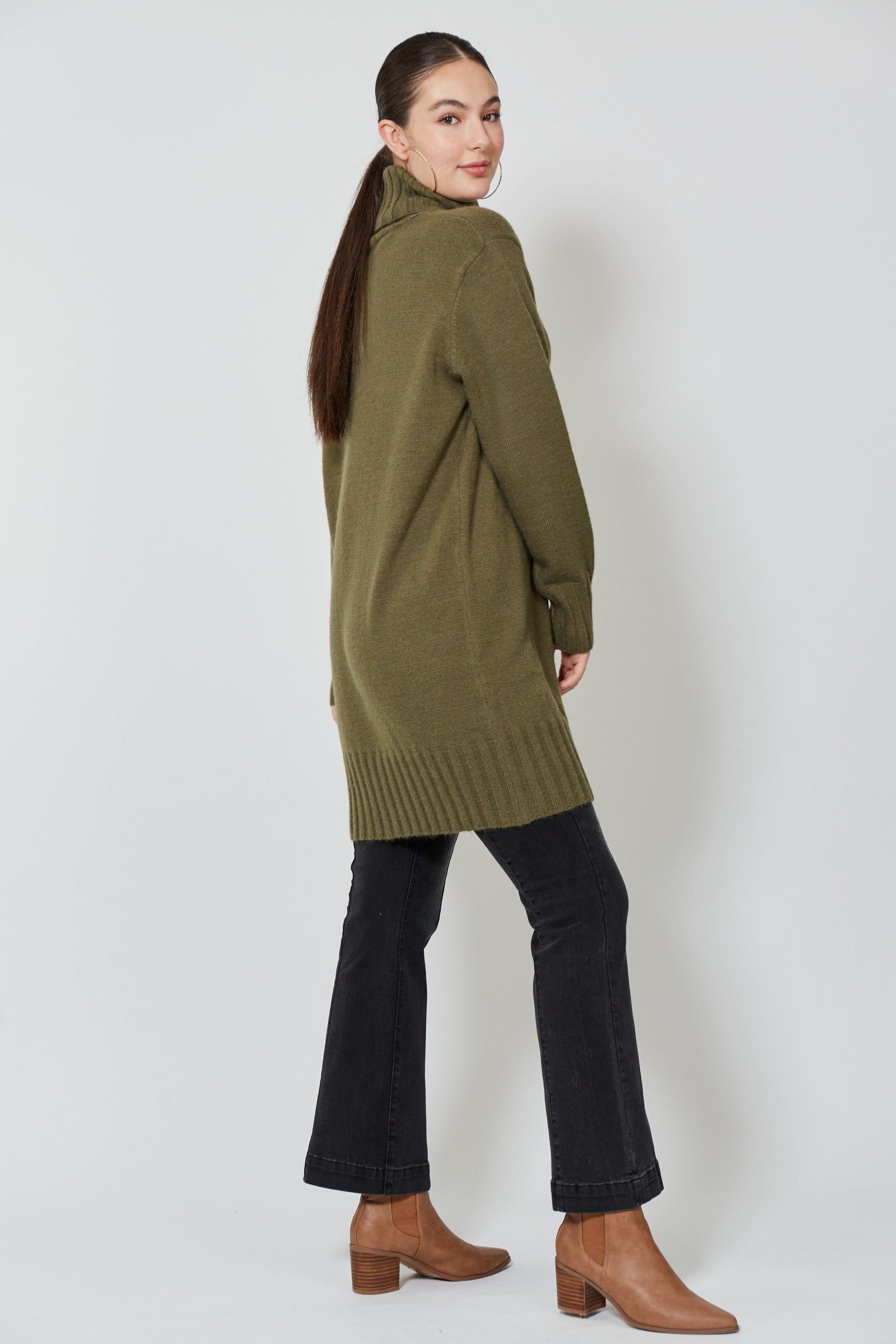 Garland Oversized Jumper - Moss