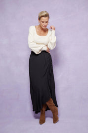 Coppola Wrap Skirt - Onyx