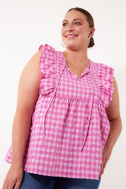 Alfresco Frill Top - Carnival