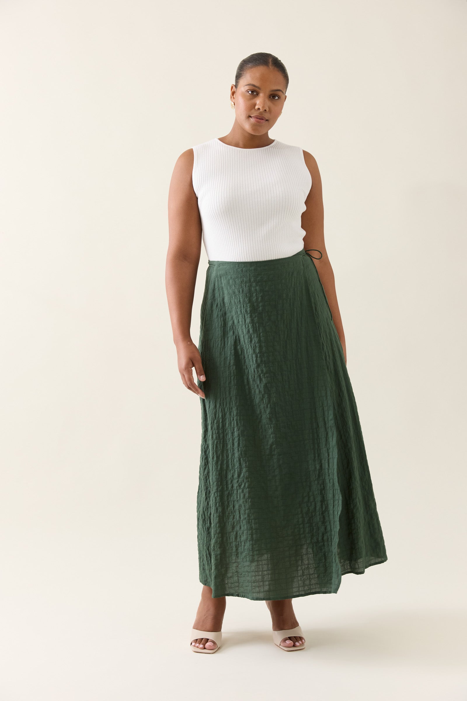 Esther Wrap Skirt - Myrtle