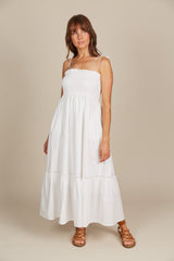 Remi Shirred Maxi - Lotus