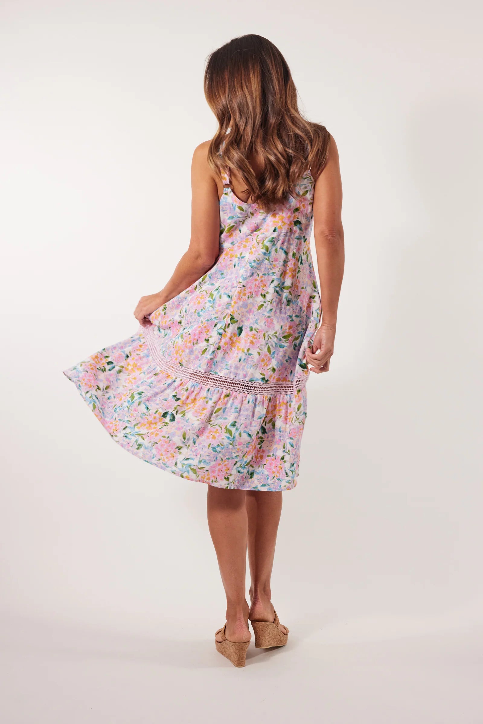 Flora Tank Dress - Salt Hydrangea