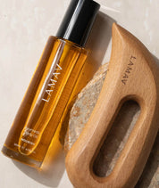 LAMAV Full Body Bliss - AYURVEDIC Body Oil - Nourish + New Aura Body Gua Sha - Set