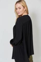 Coppola Oversized Top - Onyx
