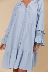 Aphrodite Relaxed Dress - Sky