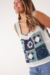 Posy Top - Teal