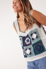 Posy Top - Teal