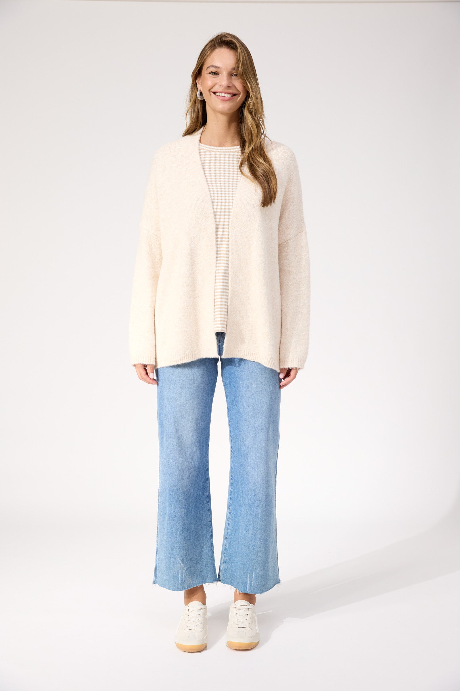 Ottawa Crop Cardigan - Natural