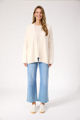 Ottawa Crop Cardigan - Natural