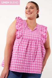 Alfresco Frill Top - Carnival