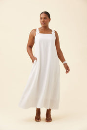 Anita Tank Maxi Dress - White