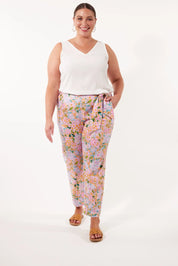 Flora Pant - Sunset Hydrangea