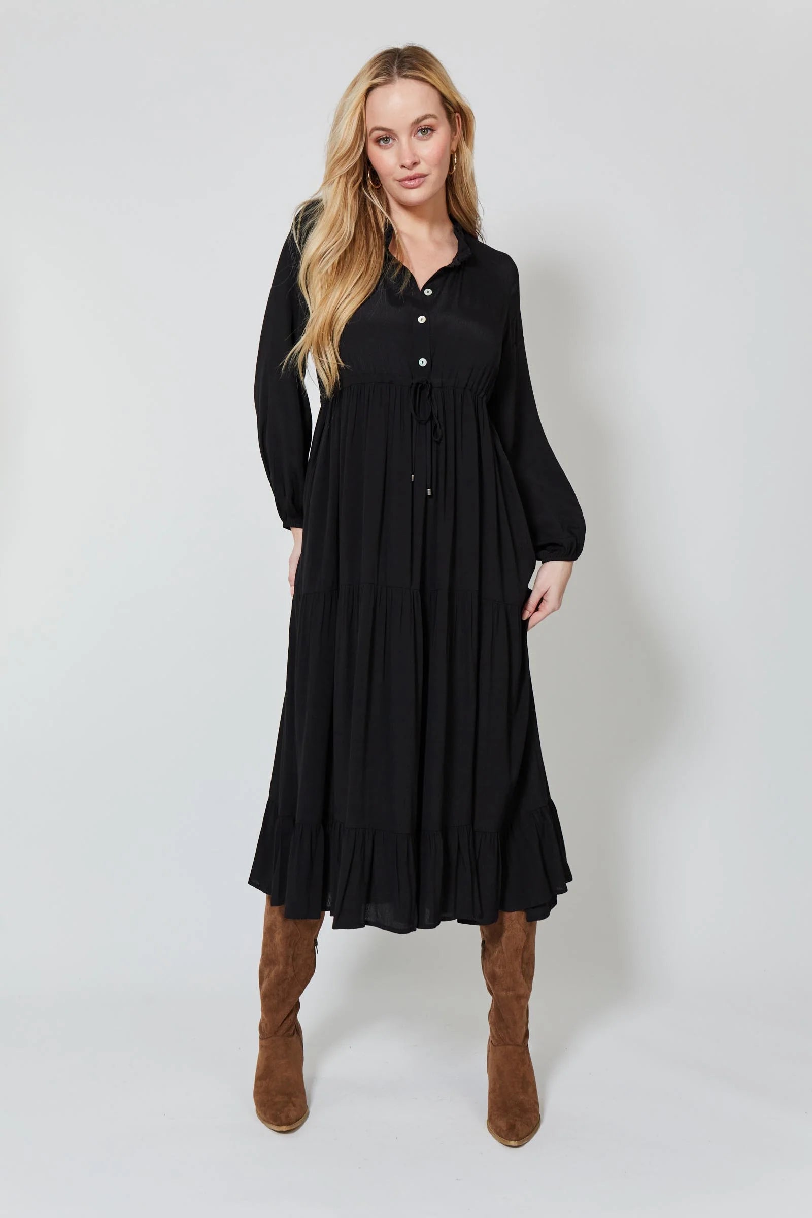 Coppola Maxi Dress - Onyx