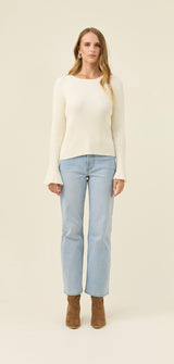 Darby Knit Top - Ivory