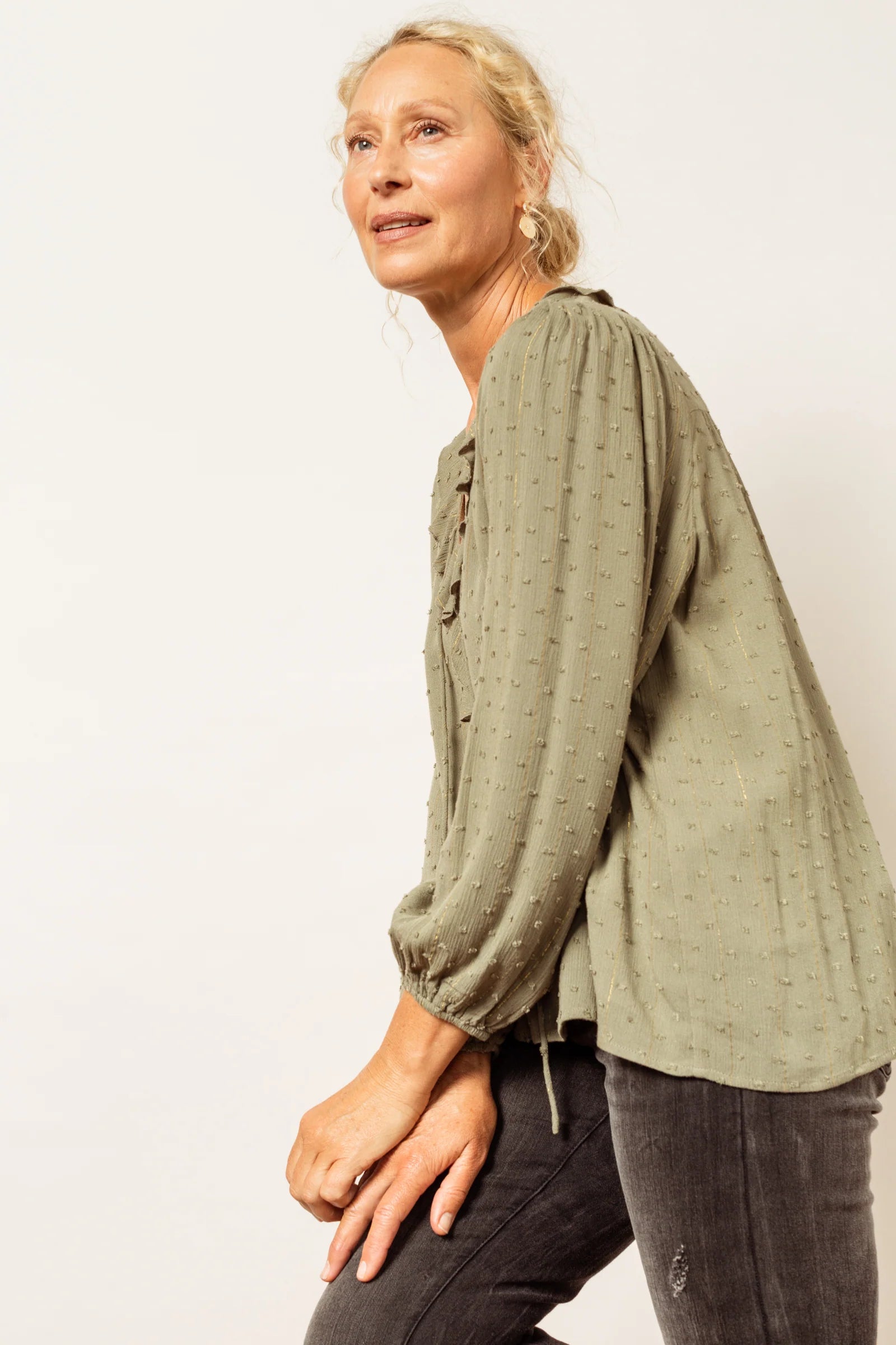 Ethereal Blouse - Moss