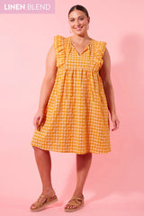 Alfresco Frill Dress - Sunrise