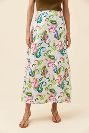 Anita Wrap Skirt - Paisley