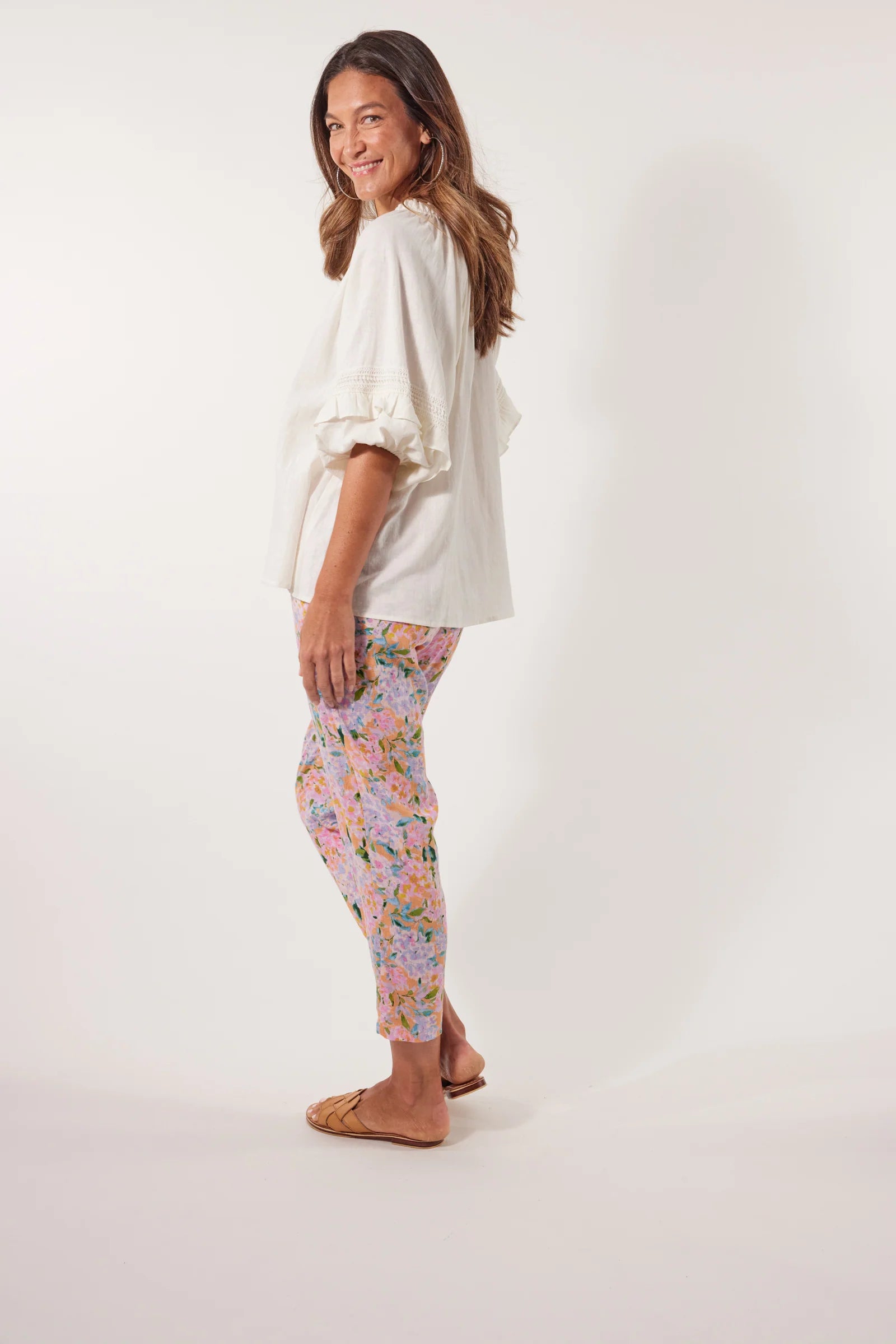 Flora Lace Top - Lotus