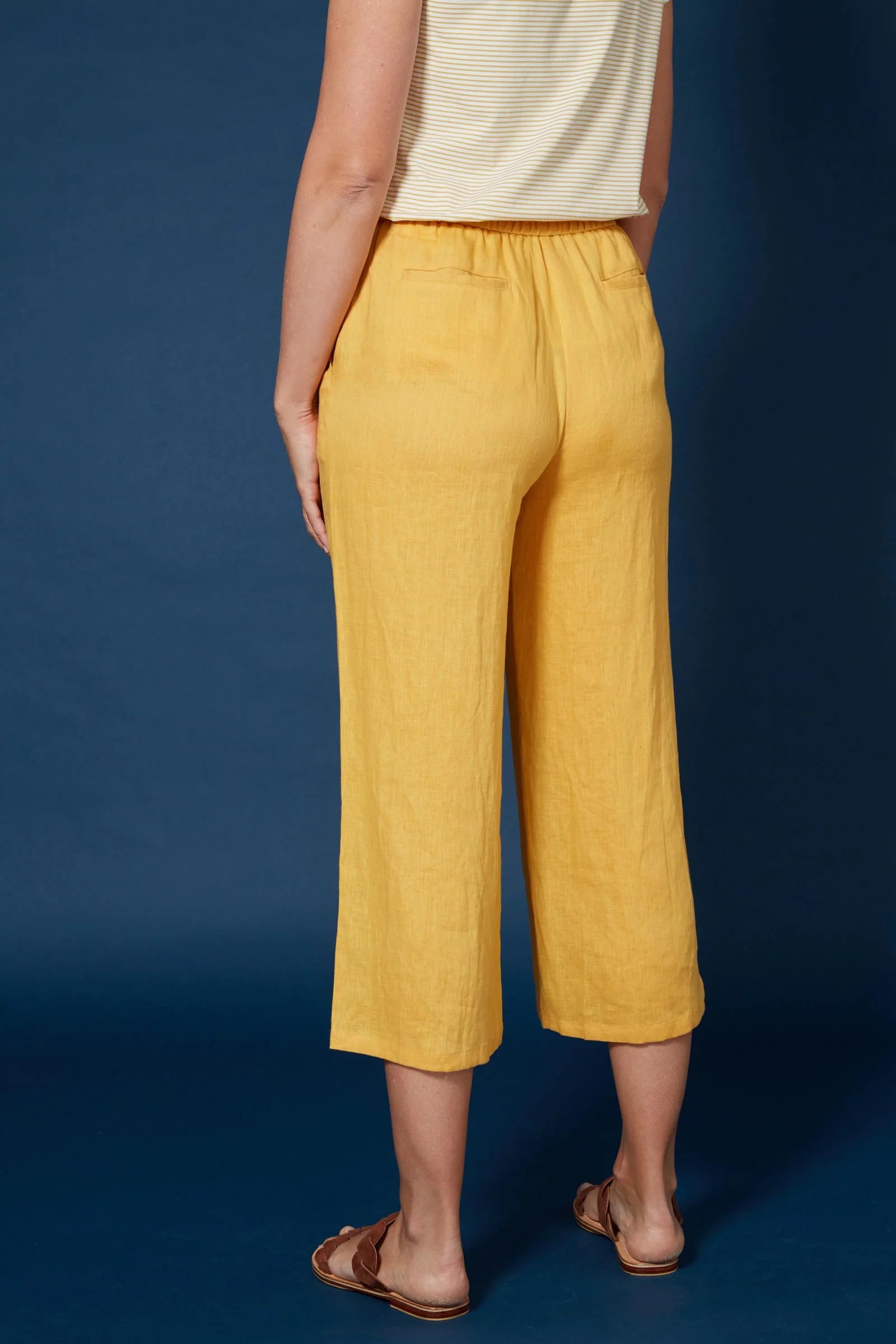Antillia Crop Pant - Marigold