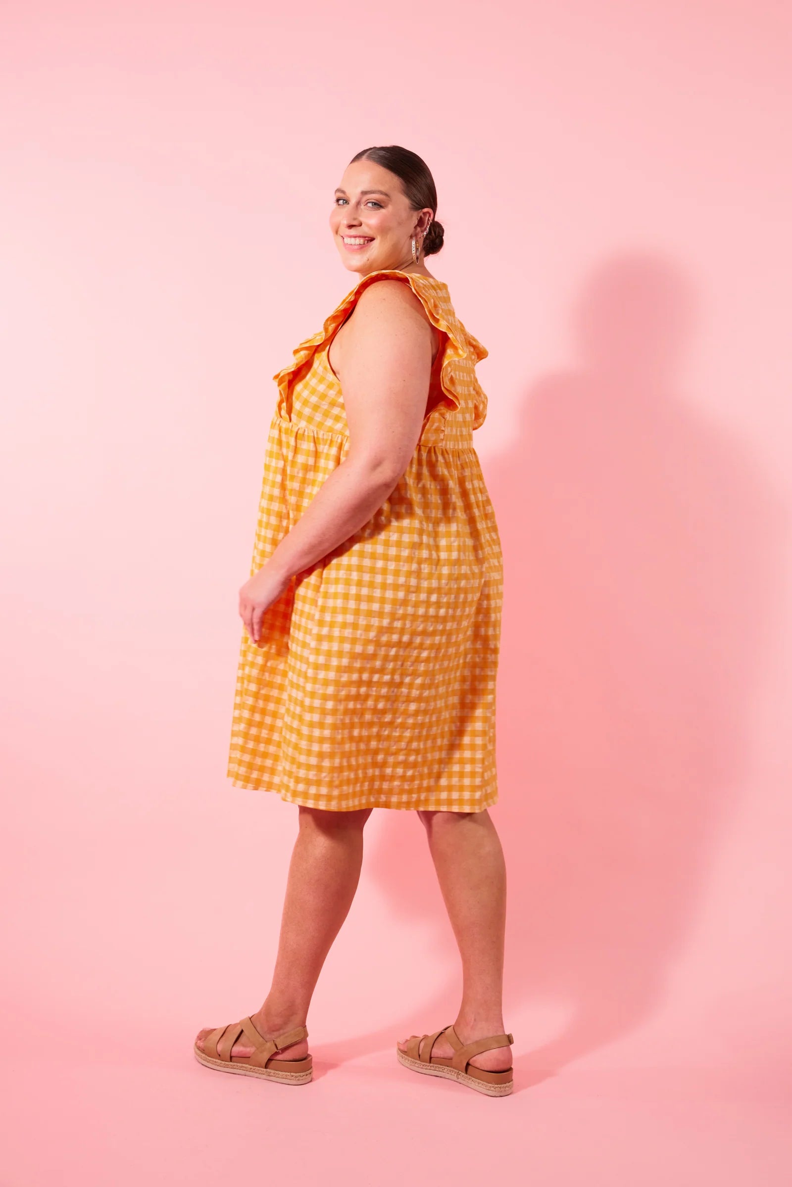 Alfresco Frill Dress - Sunrise