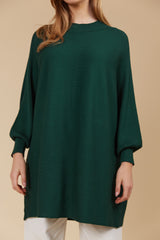 Juno Relaxed Jumper - Pine