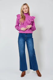 Romy Ruffle Knit - Orchid