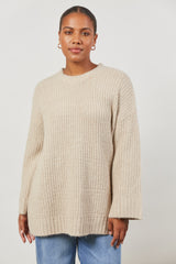 Avenue Oversize Jumper - Buff
