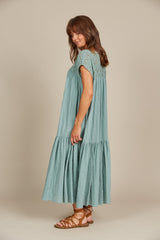 Fleur Relaxed Dress - Seafoam