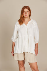 Amelie Button Top - Lotus