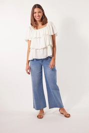 Flora Tiered Top - Lotus