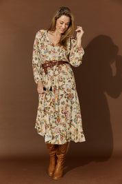 Flourish Maxi Dress - Fawn