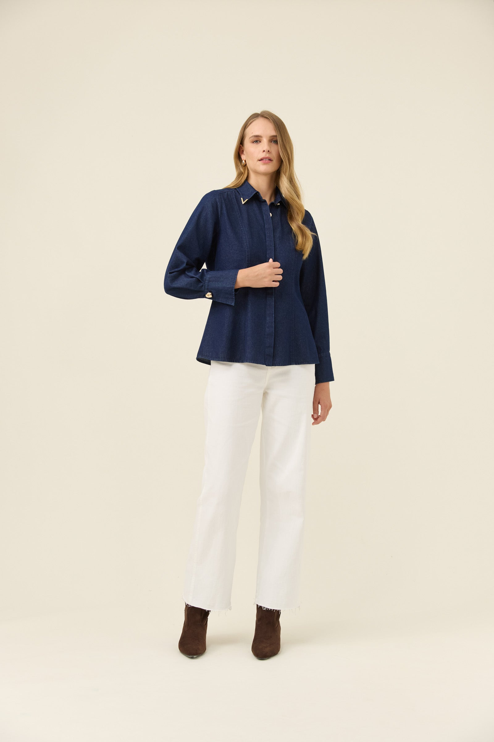 Sloane Denim Shirt - Indigo