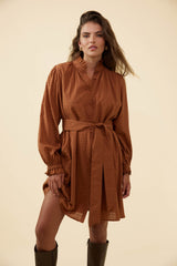 Odette Dress - Caramel