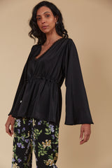 Maia Relaxed Top - Onyx