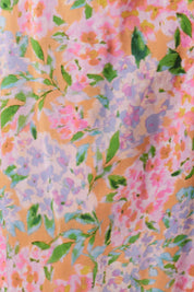 Botanical Tiered Top - Sunset Hydrangea